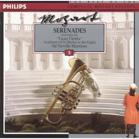 MOZART - Marriner - Sérénade n°10, pour instruments à vent en si bémol m